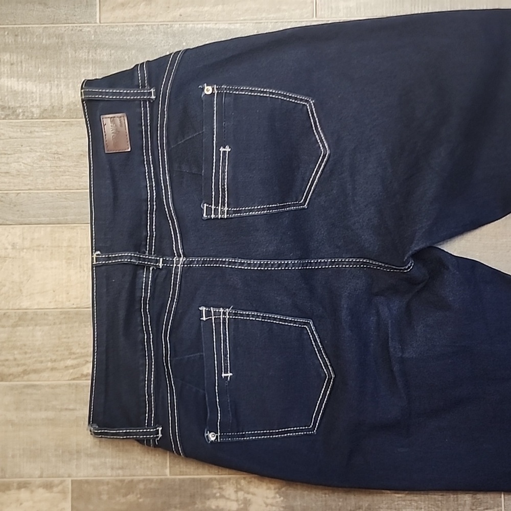 Raw 7 brand dark wash denim high waisted skinny jeans - Picture 7 of 8